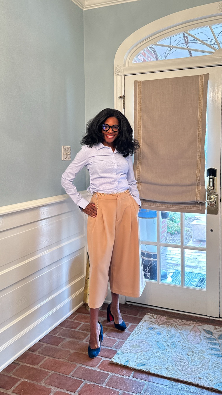 Work outfit--the culottes are from a local store, but I provided a great alternative. 

#LTKOver40 #LTKHome #LTKootd