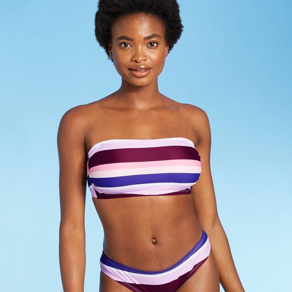 Women's Panorama Bandeau Bikini Top - Kona Sol™ Multi | Target