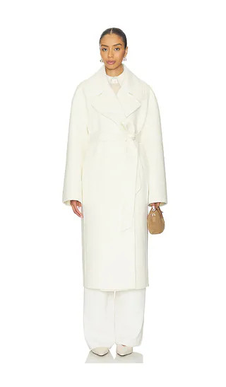 By Marianna Kye Wool Coat in Ivory | Revolve Clothing (Global)