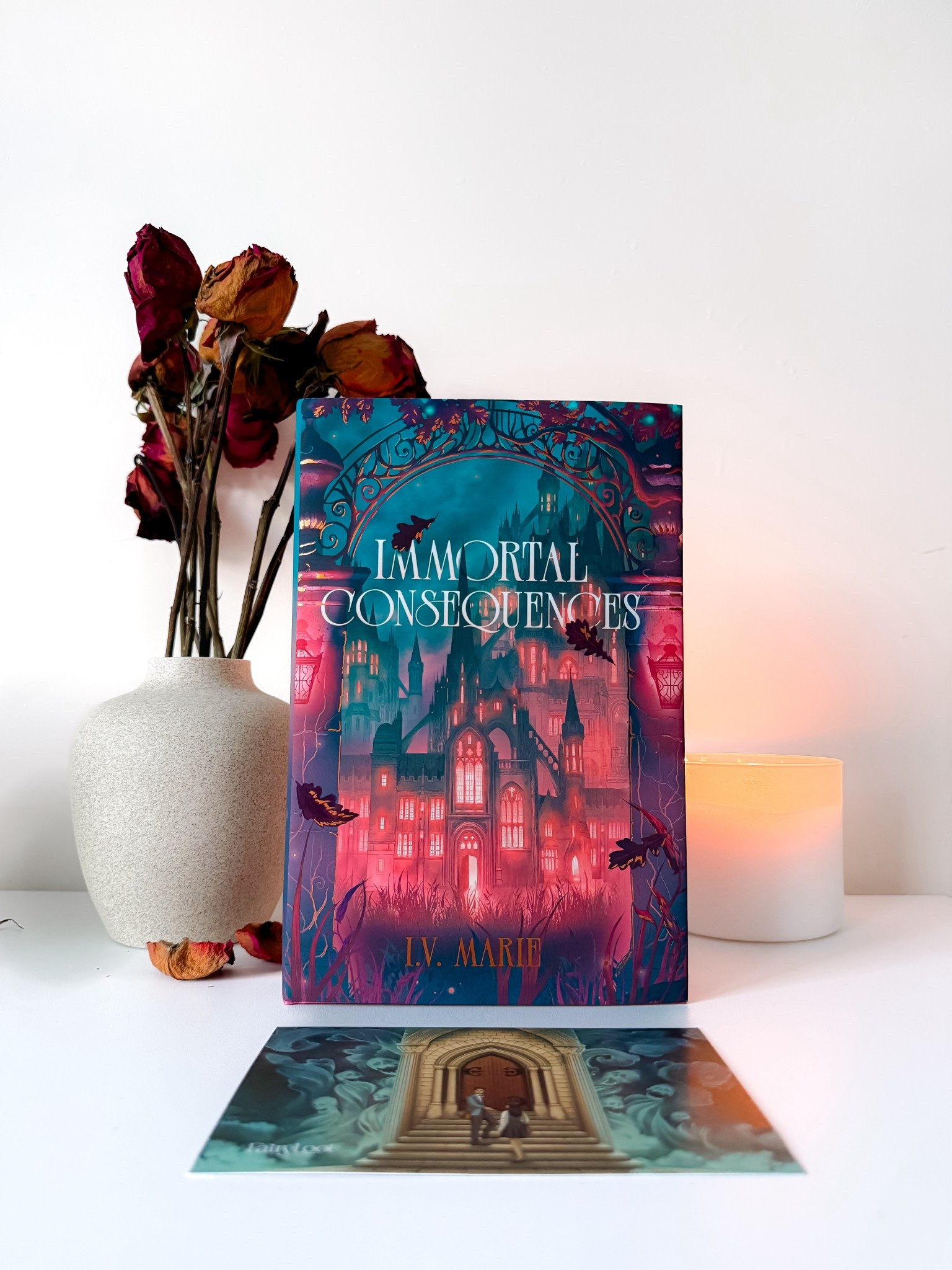 #Fairyloot August YA book 📖 
Immortal Consequences 🥀