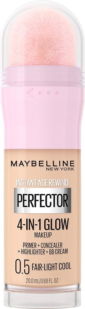 Maybelline New York Instant Age Rewind Instant Perfector 4-In-1 Glow Makeup, Fair/Light Cool | Amazon (US)