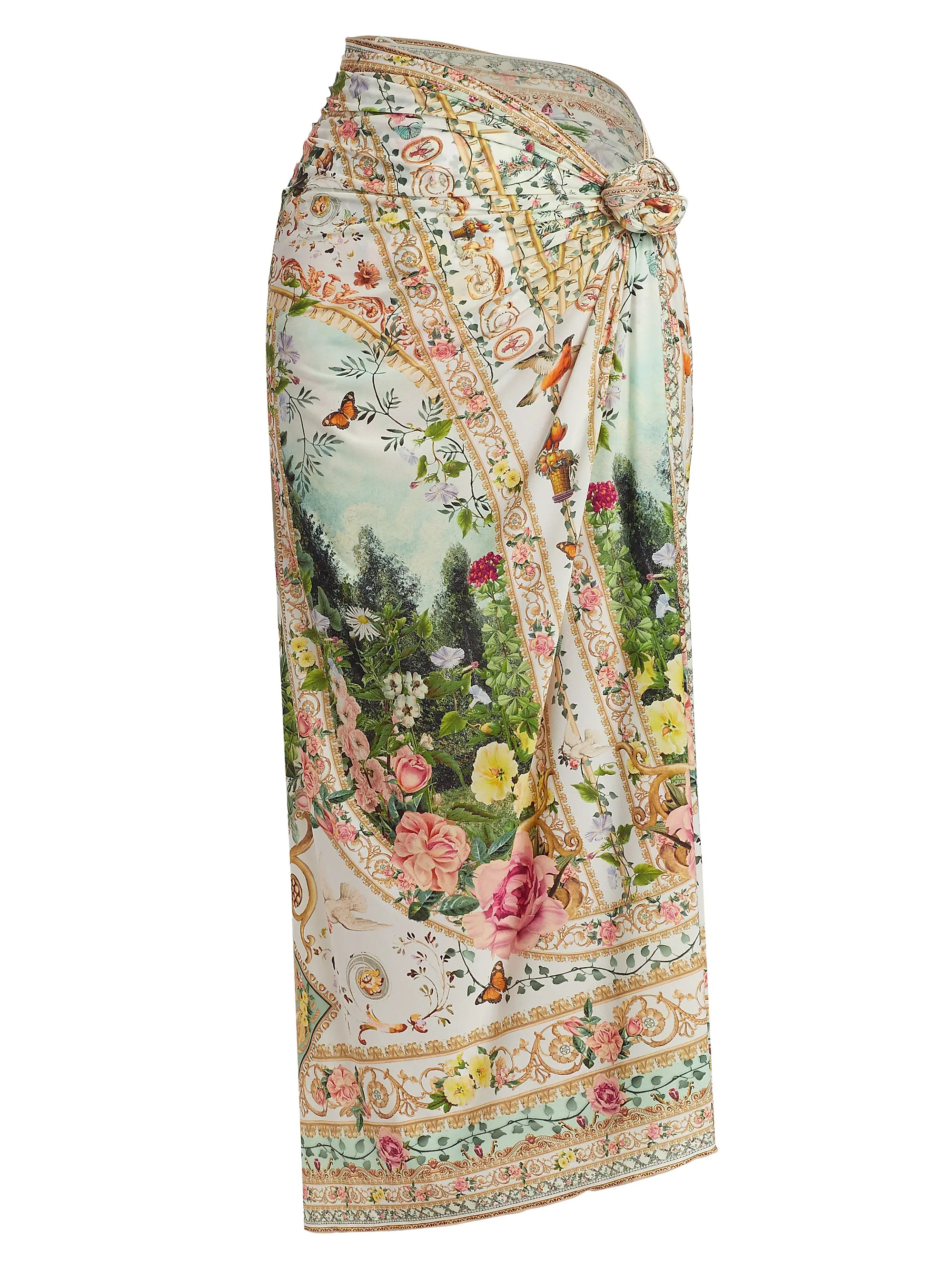 Renaissance Scarf-Print Sarong | Saks Fifth Avenue