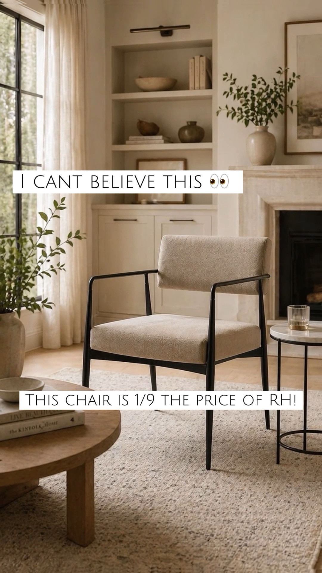 This chair looks just like restoration, but for 1/9th of the price! 

#LTKSaleAlert #LTKHome