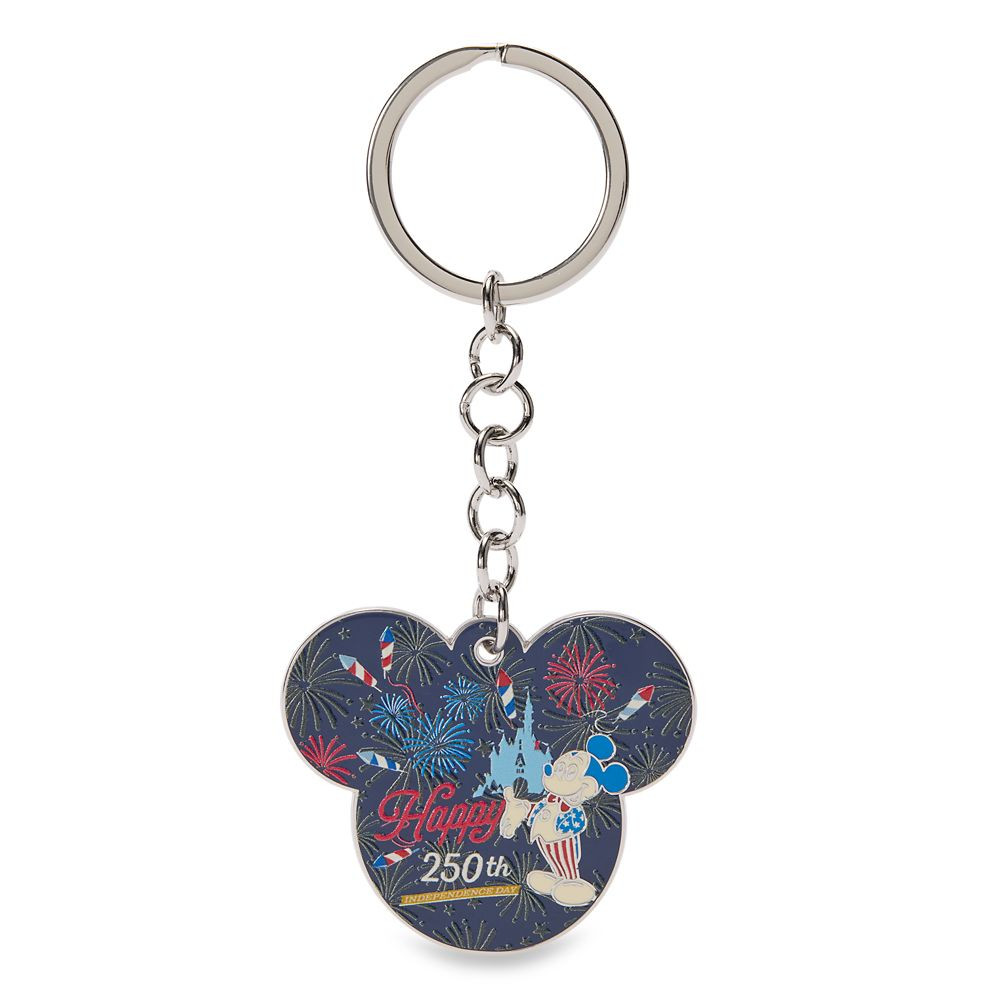 Mickey Mouse Americana ''Happy 250th'' Keychain | Disney Store