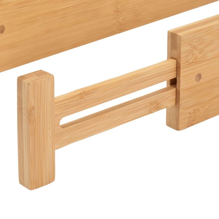 Better Homes & Gardens Bamboo Adjustable Drawer Dividers | Walmart (US)