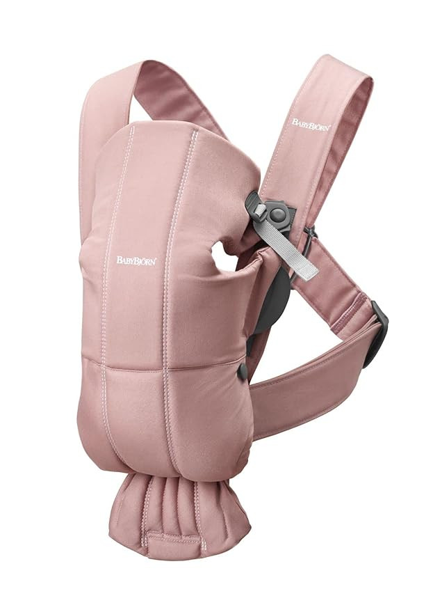 BABYBJÖRN Baby Carrier Mini, Cotton, Dusty Pink | Amazon (US)