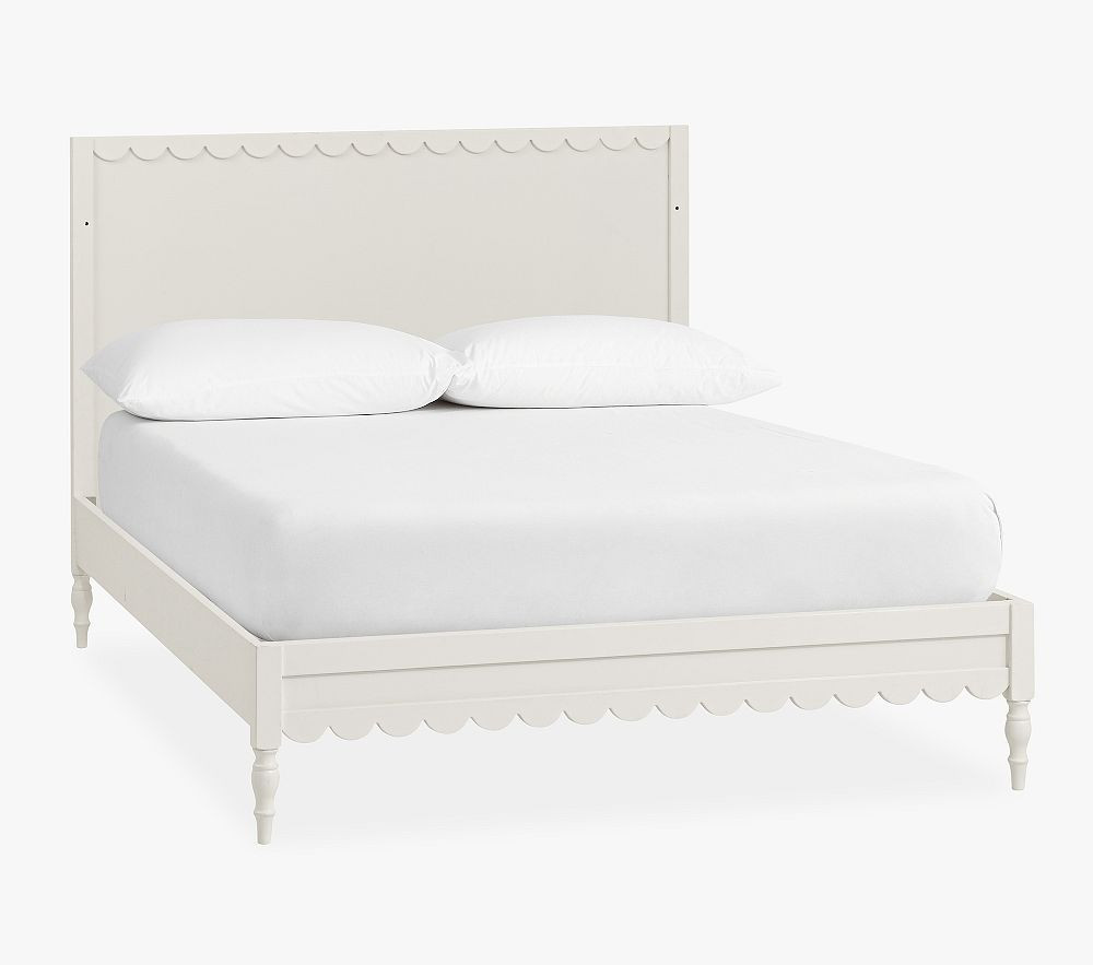 Penny 4-in-1 Footboard Full Bed Conversion Kit Only, French White, In-Home Delivery | Pottery Barn Kids