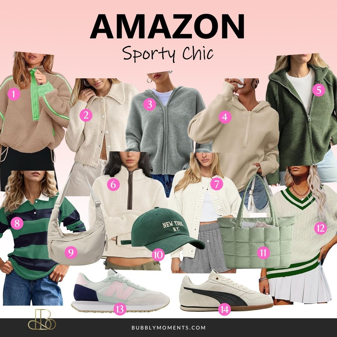 Upgrade your everyday style with the perfect mix of comfort and confidence—sporty chic is the vibe that never misses. Think sleek leggings, oversized hoodies, fitted crop tops, and classic sneakers that keep you looking effortlessly put together from morning errands to casual hangouts. These looks are all about clean lines, neutral tones, and layering pieces that move with you while still making a statement. Add a baseball cap, crossbody bag, or trendy sunglasses to elevate the outfit instantly. Whether you're heading to the gym, grabbing coffee, or just embracing that off-duty model aesthetic, these sporty chic finds are must-haves for your wardrobe. Save this post for easy outfit inspiration and discover styles that blend fashion and function seamlessly.
#LTKootd #LTKActive #LTKfitnessgoals #LTKStyle #SportyChic #AthleisureStyle #CasualOutfits #OOTDInspo #AmazonFinds #EffortlessStyle #StreetStyle #OutfitInspo #EverydayFashion #AthleisureWear #ComfyChic #TrendyOutfits #MinimalStyle #StyleGoals #FashionInspo #WomenWithStyle #NeutralOutfits #CapsuleWardrobe #OnTheGoStyle #ChicAndComfy #ActivewearStyle #FashionFinds 

 