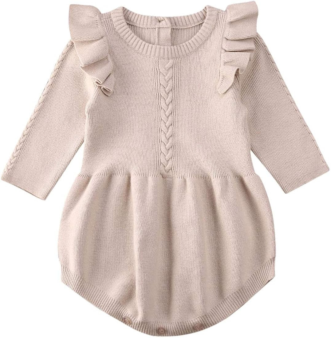Knitted Romper-apricot | Amazon (US)