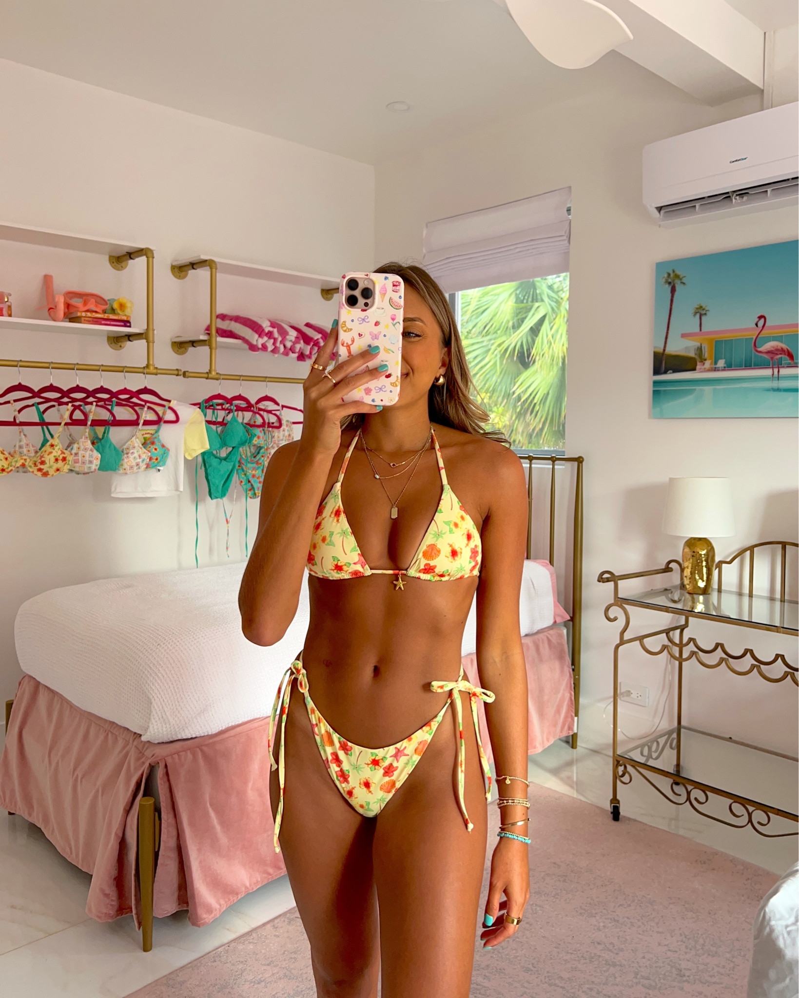 Dippin Daisys x Styled by McKenz swim is now live! Code MCK15 for 15% off 👙 wearing a size XS in all of the bikinis (besides the Palm triangle top, in a small in that style I recommend sizing up!) 

#LTKSwim