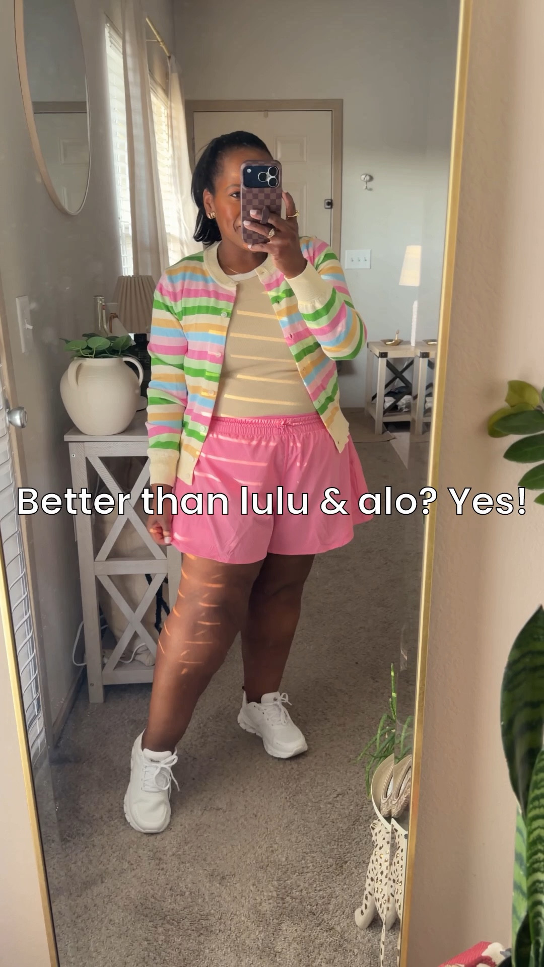 Love these pink running shorts from Walmart and they are so flattering to be shorts!! Wearing the xl. Could probably use the large. 

#LTKgrwm #LTKTravel #LTKActive