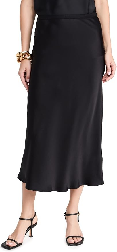 ANINE BING Women's Bar Silk Skirt | Amazon (US)