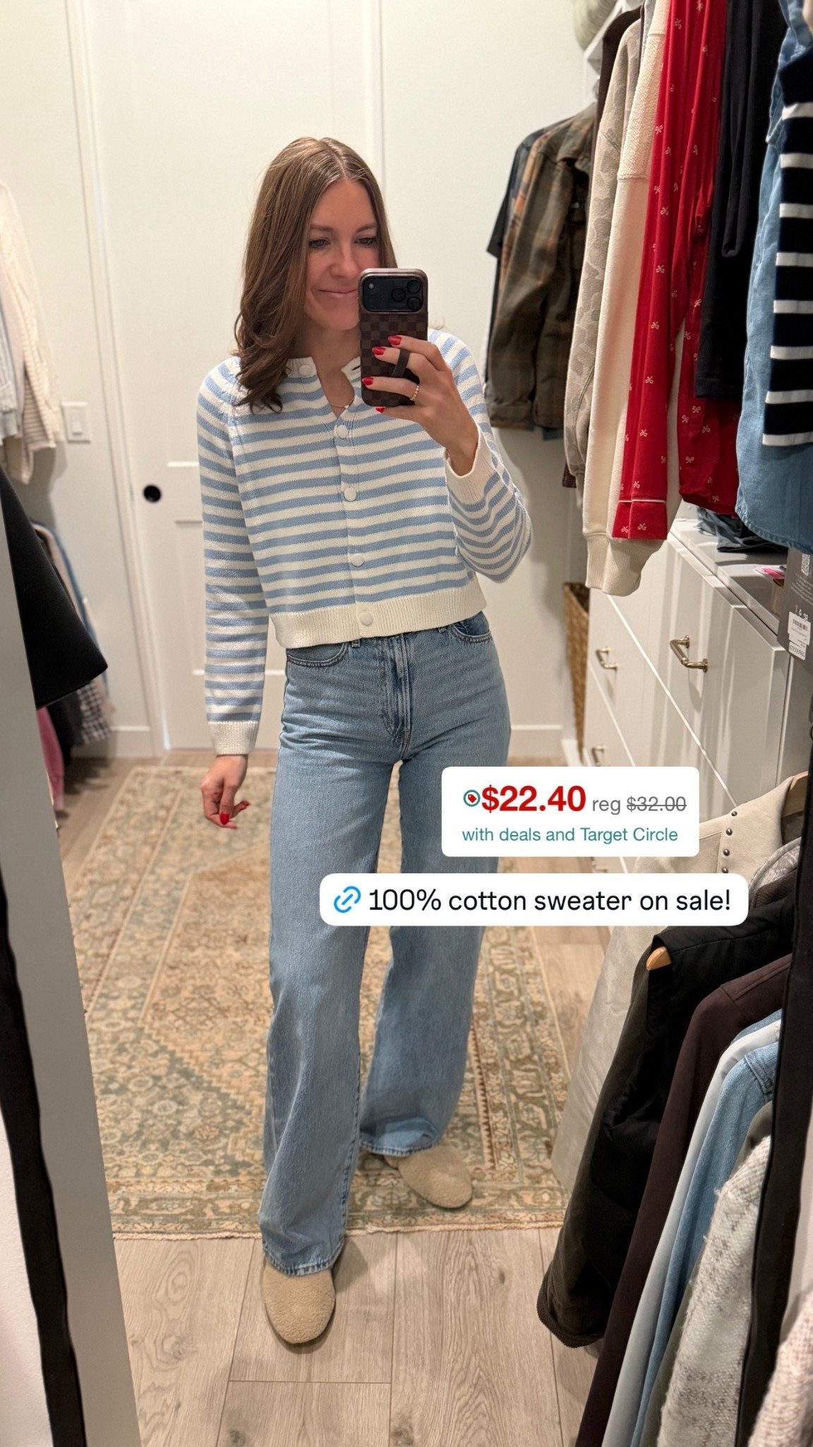 Adorable sweater for spring! 100% cotton and on sale now! 

#LTKSaleAlert #LTKSeasonal #LTKootd