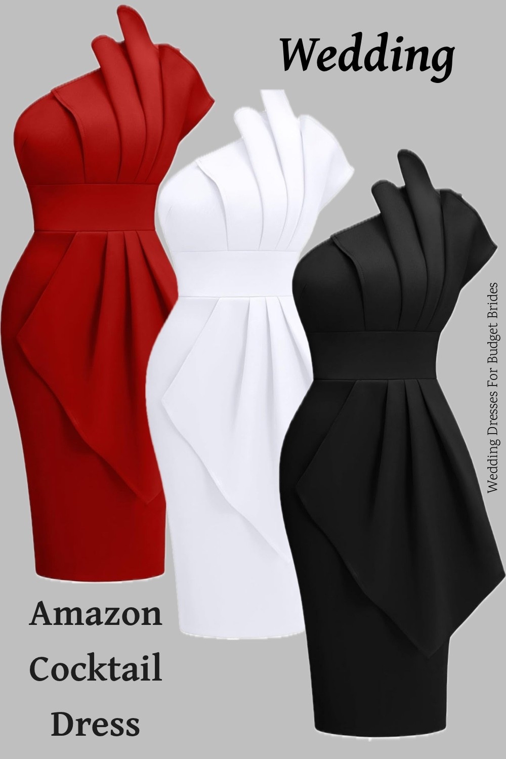 Cocktail midi dress for wedding guest and the bride to be. Other colors too! Under $50 on Amazon. 

#LTKWedding #LTKFindsUnder50 #LTKHoliday