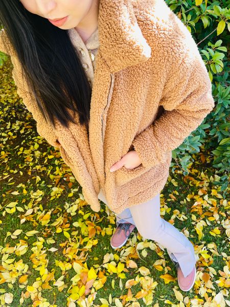 Who loves cozy teddy coats?🙋🏻‍♀️I totally do! Been wearing this cozy coat which is under $45 this one is long so it covers your butt and upper torso well to keep you warm!!👏🥹🙌🏻Love this neutral vibe for Fall it makes me feel like I match the season😁🍁🍁Wearing leggings here for a more relaxed lounge-outside-the -house look😉🍁🍂🍂🍂



#amazon #walmart #aloyoga #zappos #ltkunder50 #ltkunder100 #ltkcozy #ltkcyberweek #ltkfallstyle #ltkfall #fallfashion #ltkstyletip #ltktravel #cozy #coat #teddycoats #teddycoat #longteddycoat #coatstyle #coats #coatlooks

#LTKSeasonal #LTKGiftGuide #LTKHoliday