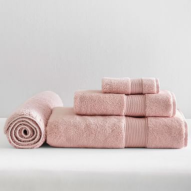 Quick-Dry Towel & Bath Mat Bundle - Blush | Pottery Barn Teen | Pottery Barn Teen