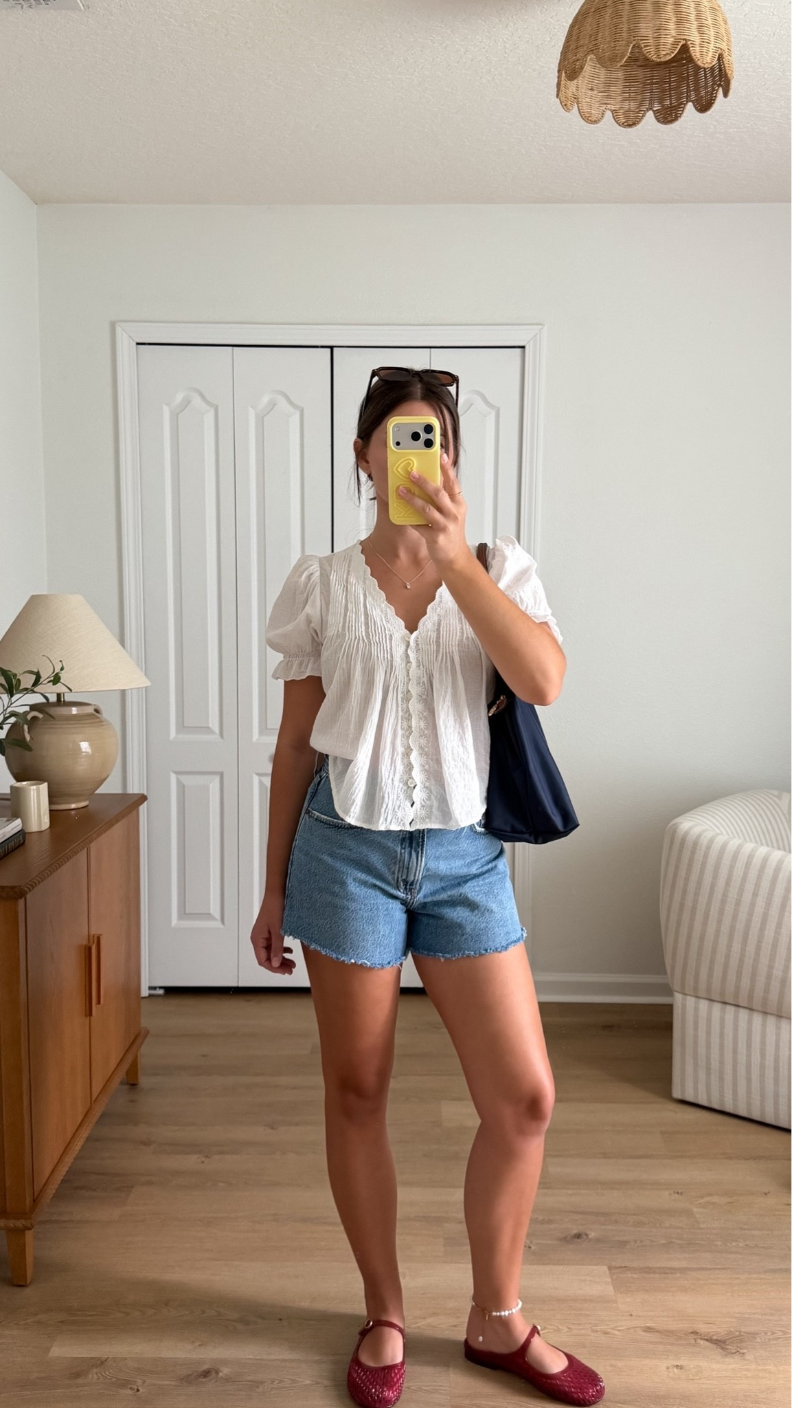 Friday ootd! Wearing 26 shorts (I cut them a little shorter) and XS top (sold out but linked almost the same)

#LTKootd #LTKSeasonal #LTKSaleAlert