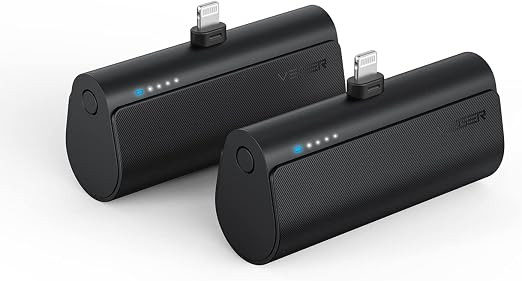 2 Packs of 5000mAh Small Portable Chargers for iPhone, VEGER Mini Fast Charging 20W PD Power Bank... | Amazon (US)