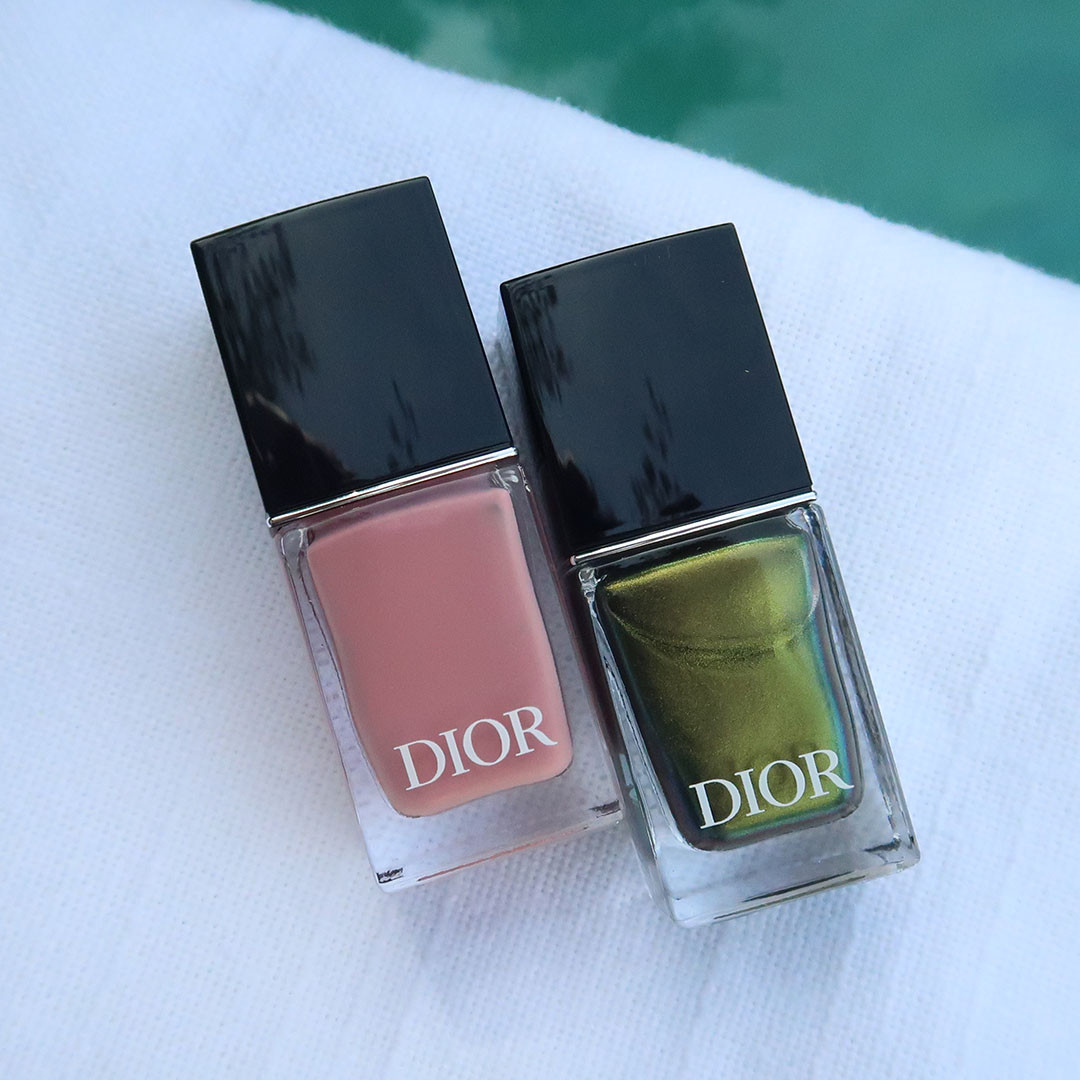 Dior nail polish fall 2026 collection. Isn't it fabulous! I love this beautiful classic pink and this fun, sparkling green for the fall season. These are the perfect fall nail polish colors! Love! 

 #LTKBeauty