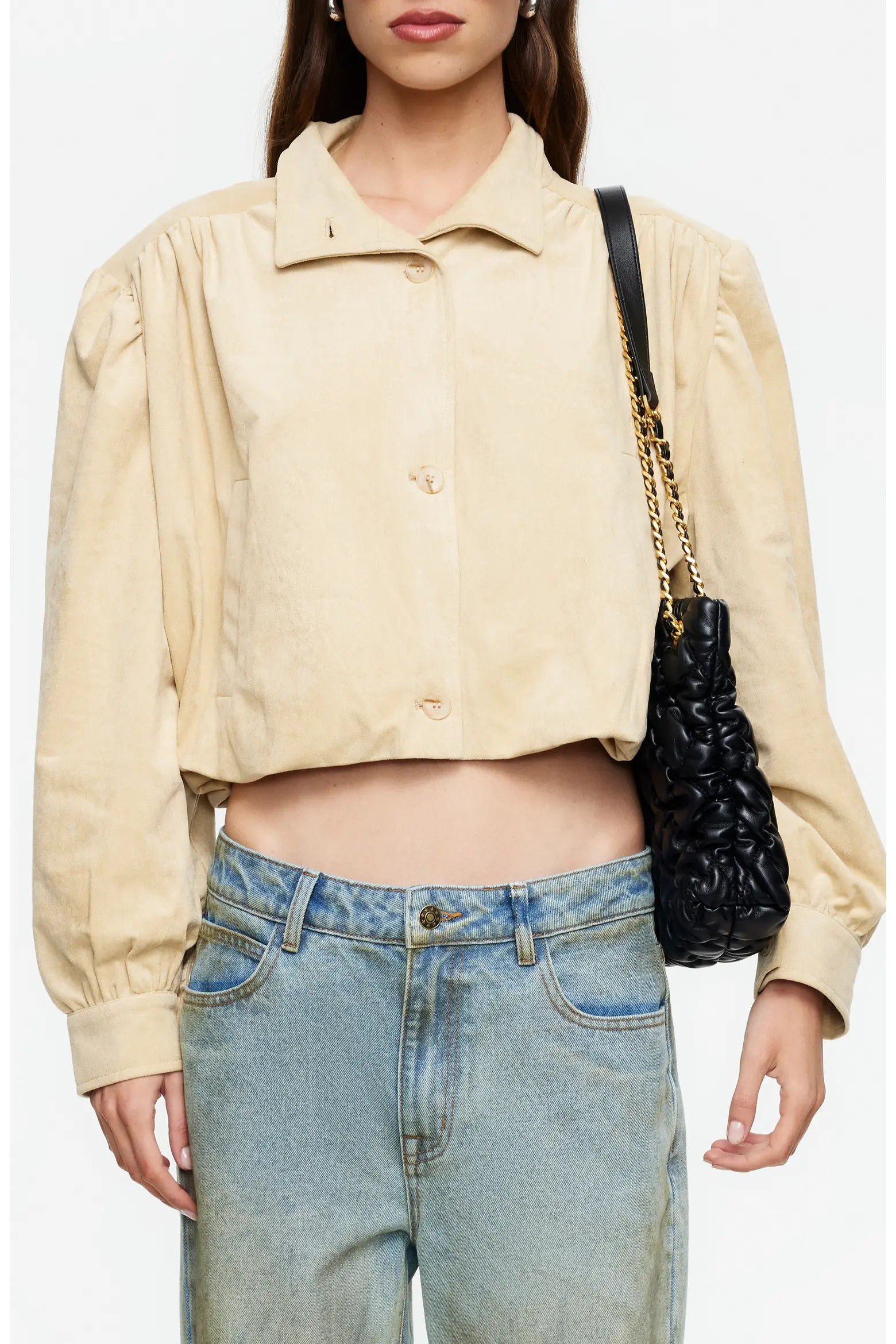 LIONESS Luminous Faux Suede Jacket (Women) | Nordstrom | Nordstrom