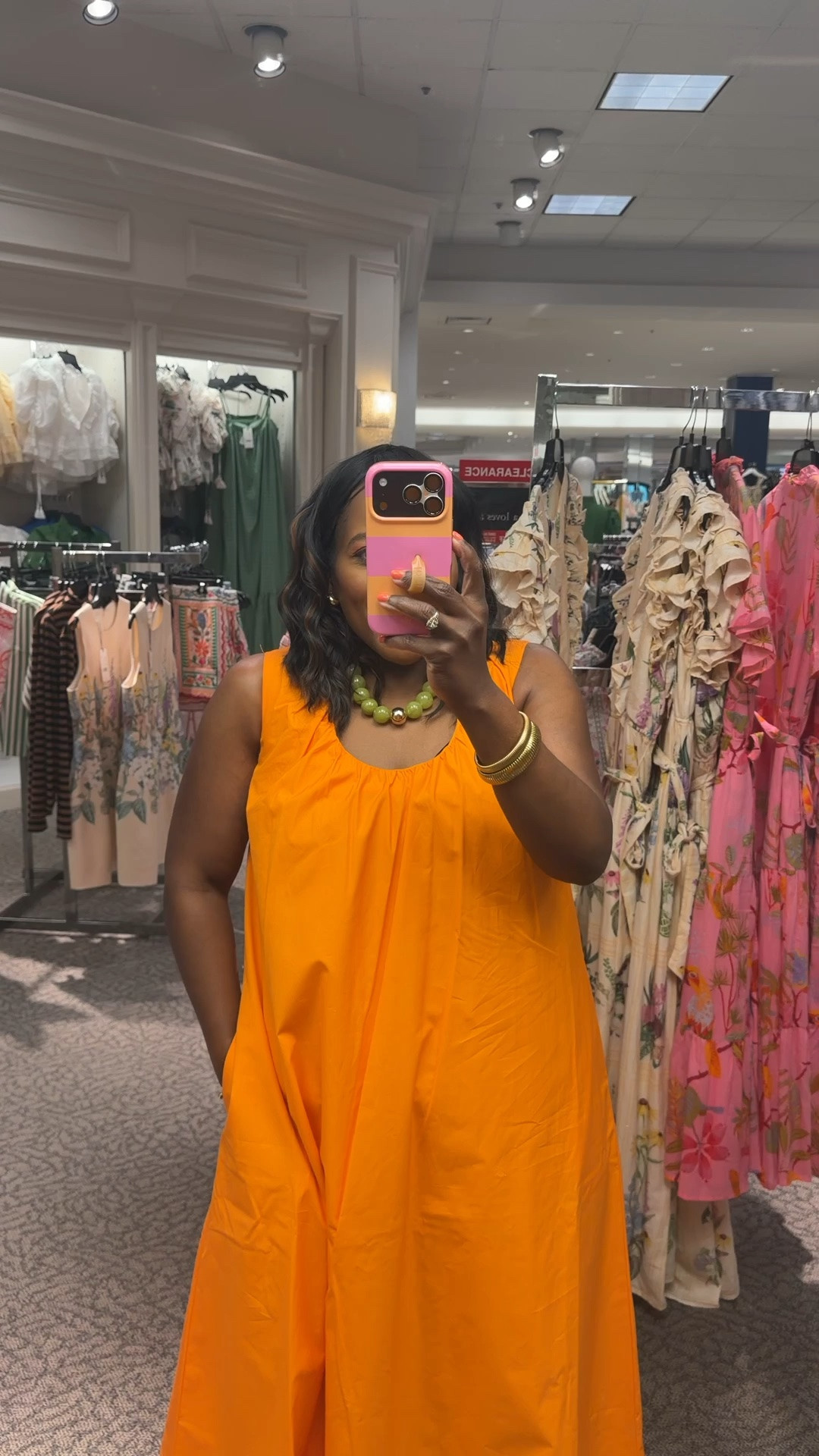 I need this gorgeous scoop neck dress from @Dillards Inc. to come in petite! The orange color is gorgeous! Comes in brown too! Wearing the large but need to size down to a medium.

#LTKootd #LTKgrwm #LTKWedding