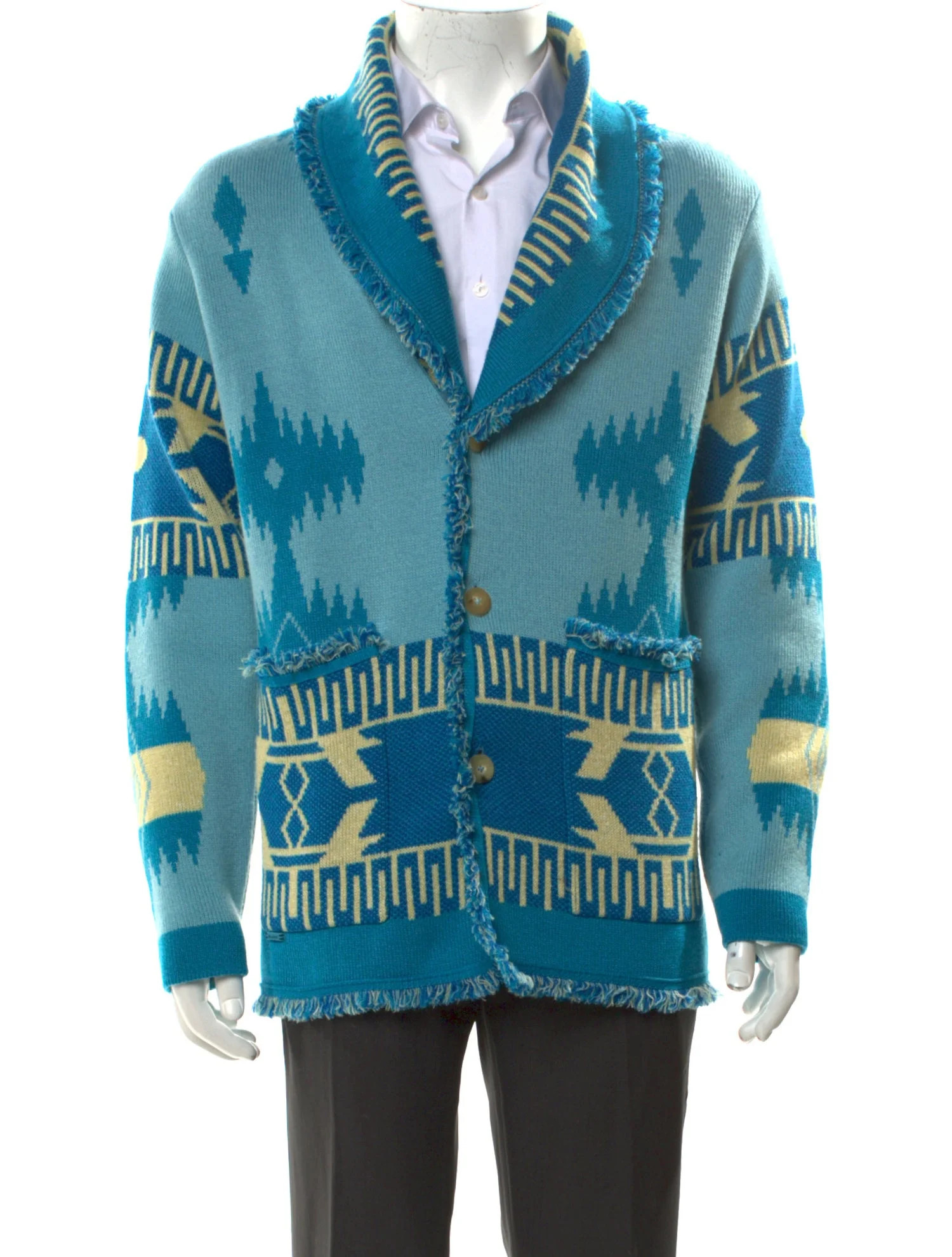 Cashmere Printed Cardigan | The RealReal