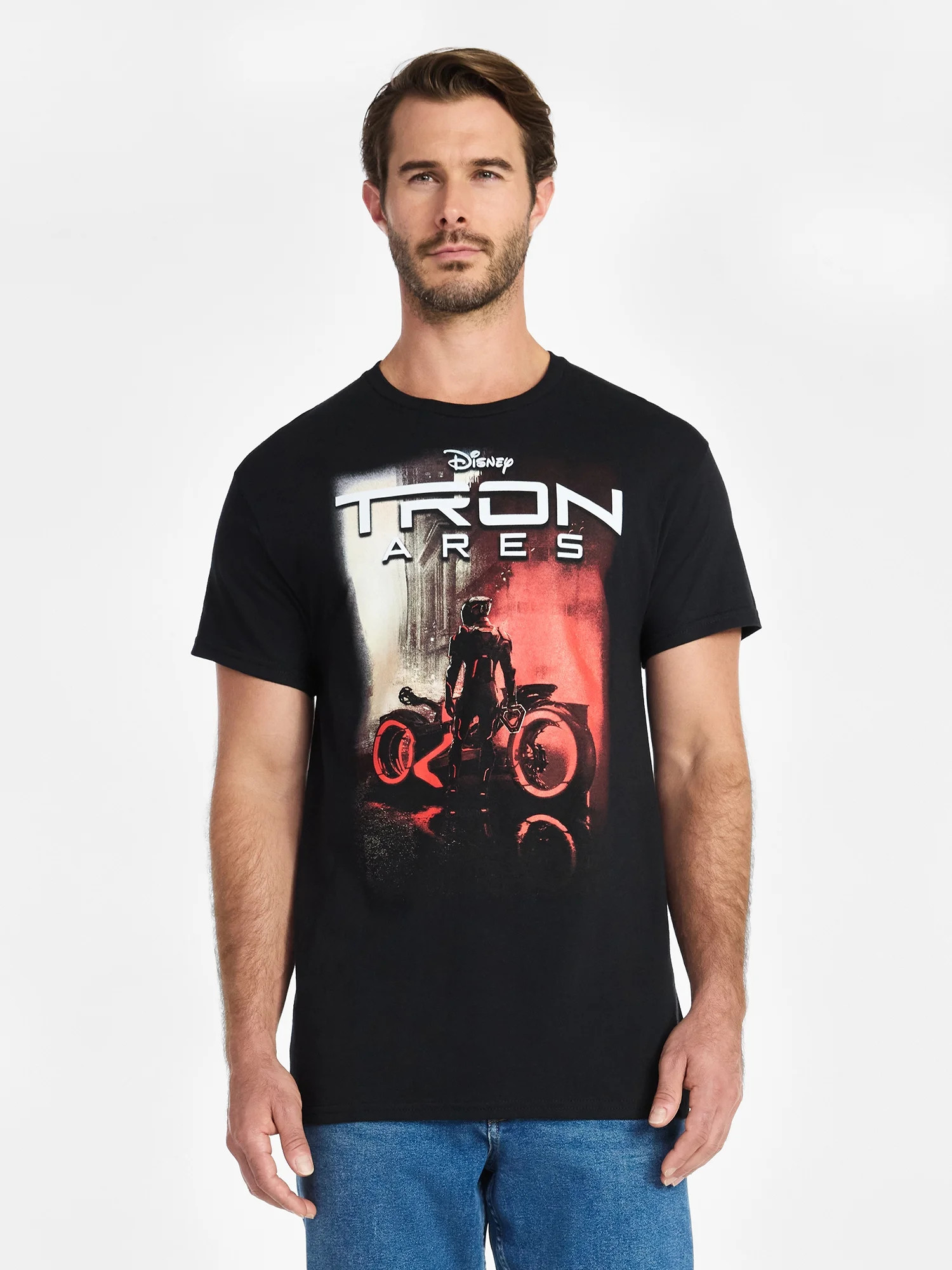 Disney Tron Ares Men's and Big Men's Graphic Tee with Short Sleeves, Sizes S-3XL - Walmart.com | Walmart (US)