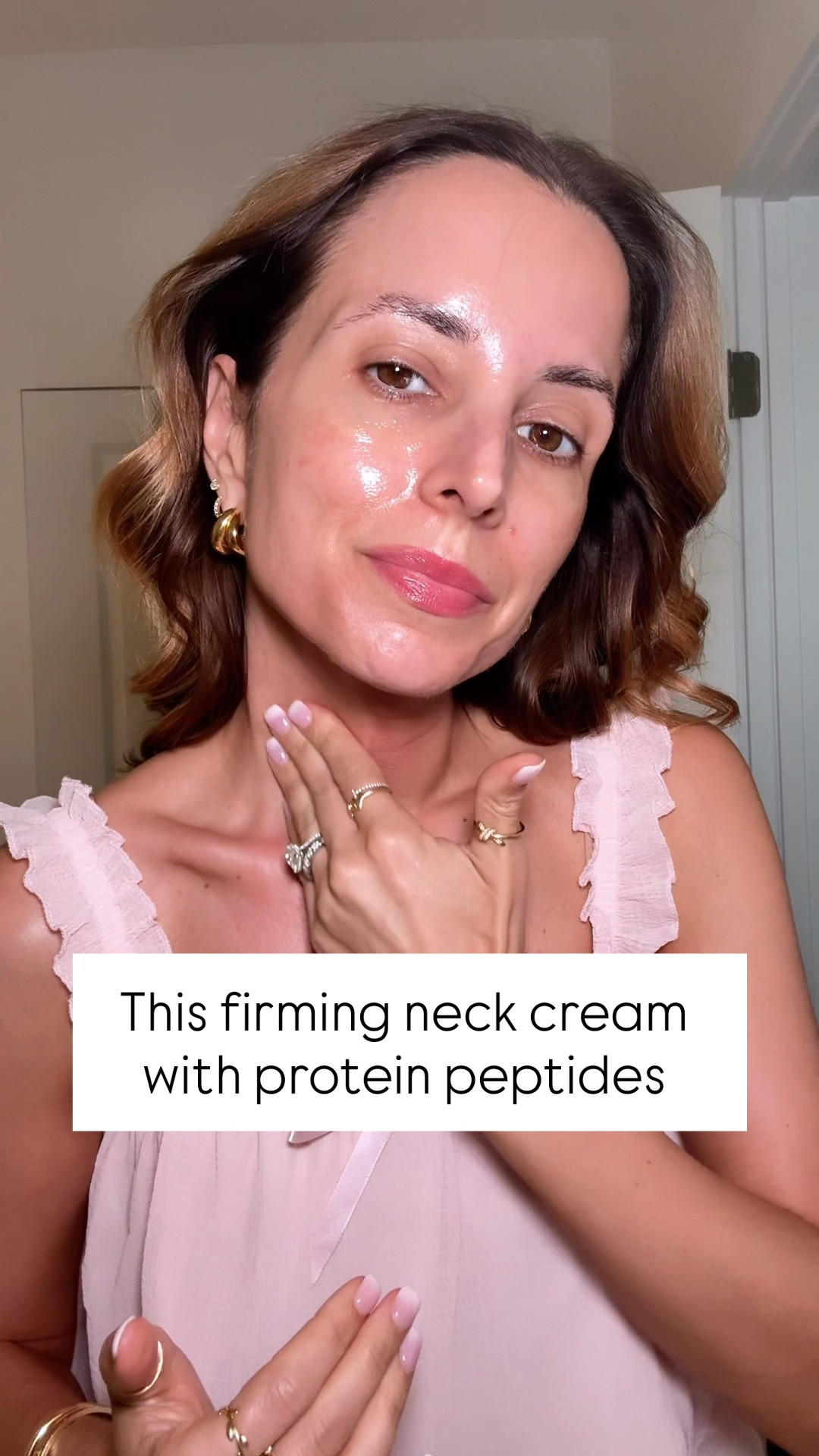 I’m almost 39-years-old and trying to age gracefully! Here’s what I’m doing. I have been using this forming neck cream at night. It has protein peptides to help product more collagen. It also has hyaluronic acid to plump skin and green tea to stop pollution from damaging skin and neutralizing free radicals.

#LTKselfcare #LTKmorningroutine #LTKBeauty