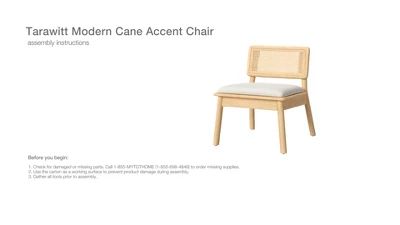 Tarawitt Modern Cane Accent Chair Natural - Project 62™ | Target