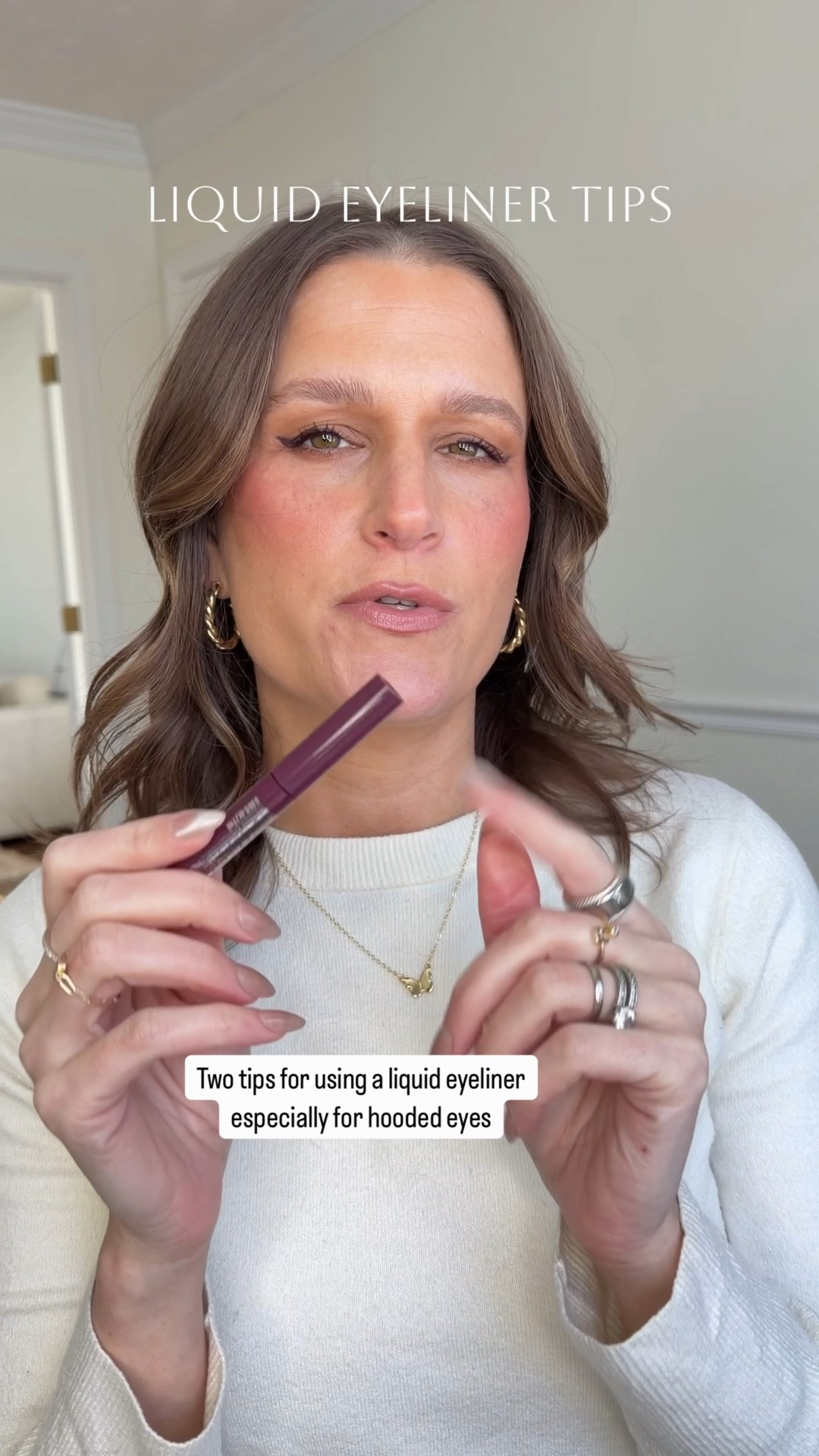 Have trouble applying liquid eyeliner, but love the look? Here are two tips that will make applying liquid eyeliner easier, especially if you have small or hooded eyes. 

#LTKBeauty #LTKgrwm #LTKOver40