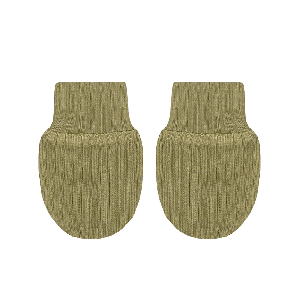 Ollie Ribbed No Scratch Mittens | Lou Lou & Company