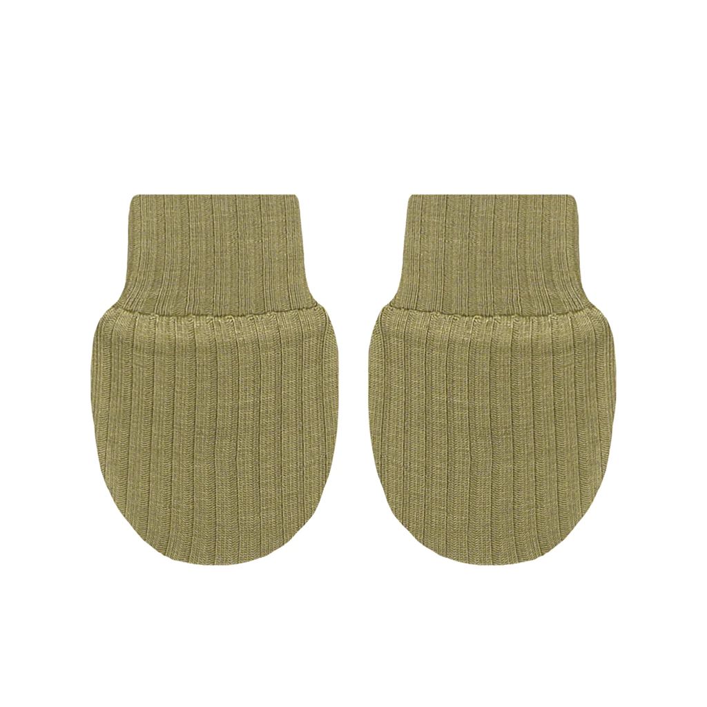Ollie Ribbed No Scratch Mittens | Lou Lou & Company