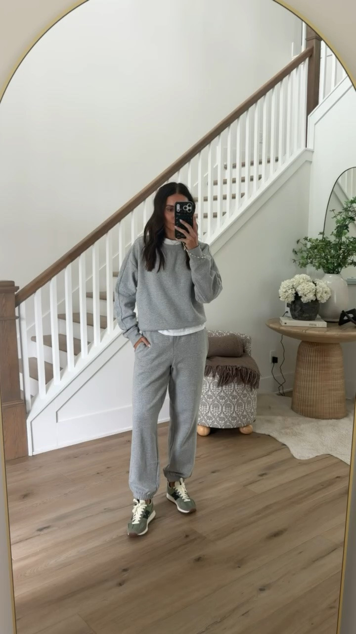 Sweatshirt size S, joggers size XS. 

Some of my favorite and most worn pieces from @athleta will be on sale during Friends and
Family 30% off, start September 28th and goes through October 5th linking my favorites below.

#LTKOver40 #LTKootd #LTKActive
