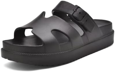 Haifago Womens Platform Sandals with Arch Support, Summer Beach Slides Adjustable Buckle Women H-... | Amazon (US)