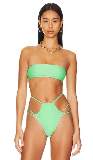 Rock with You Top in Kiwi Green | Revolve Clothing (Global)