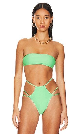 Rock with You Top in Kiwi Green | Revolve Clothing (Global)