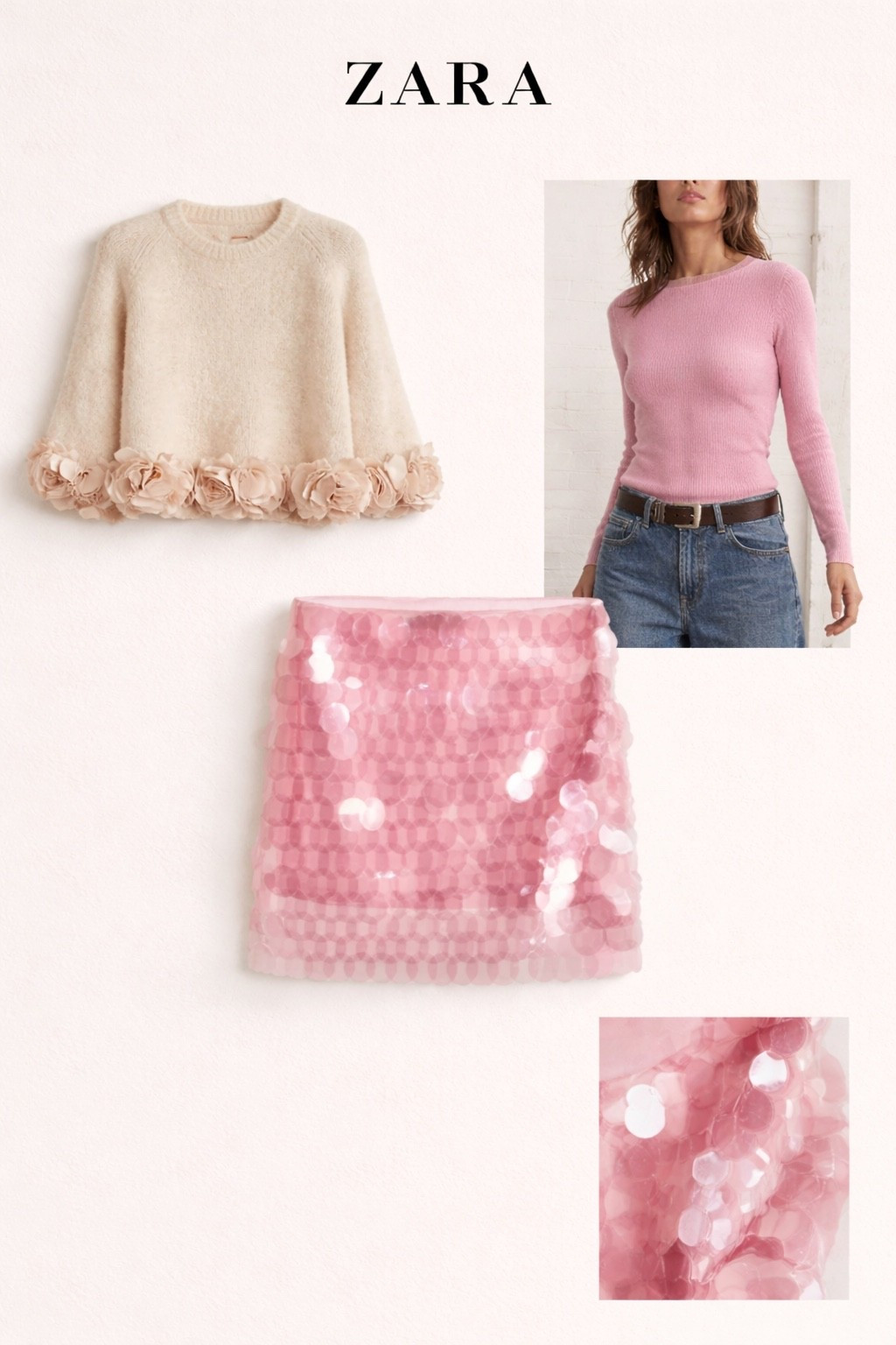 My zara order love this pink sequin skirt 
#Zara

#LTKgrwm #LTKOver40