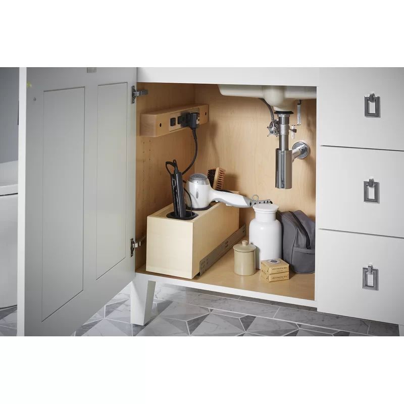 Roll-out Appliance Storage for Kohler® Tailored Vanities | Wayfair North America