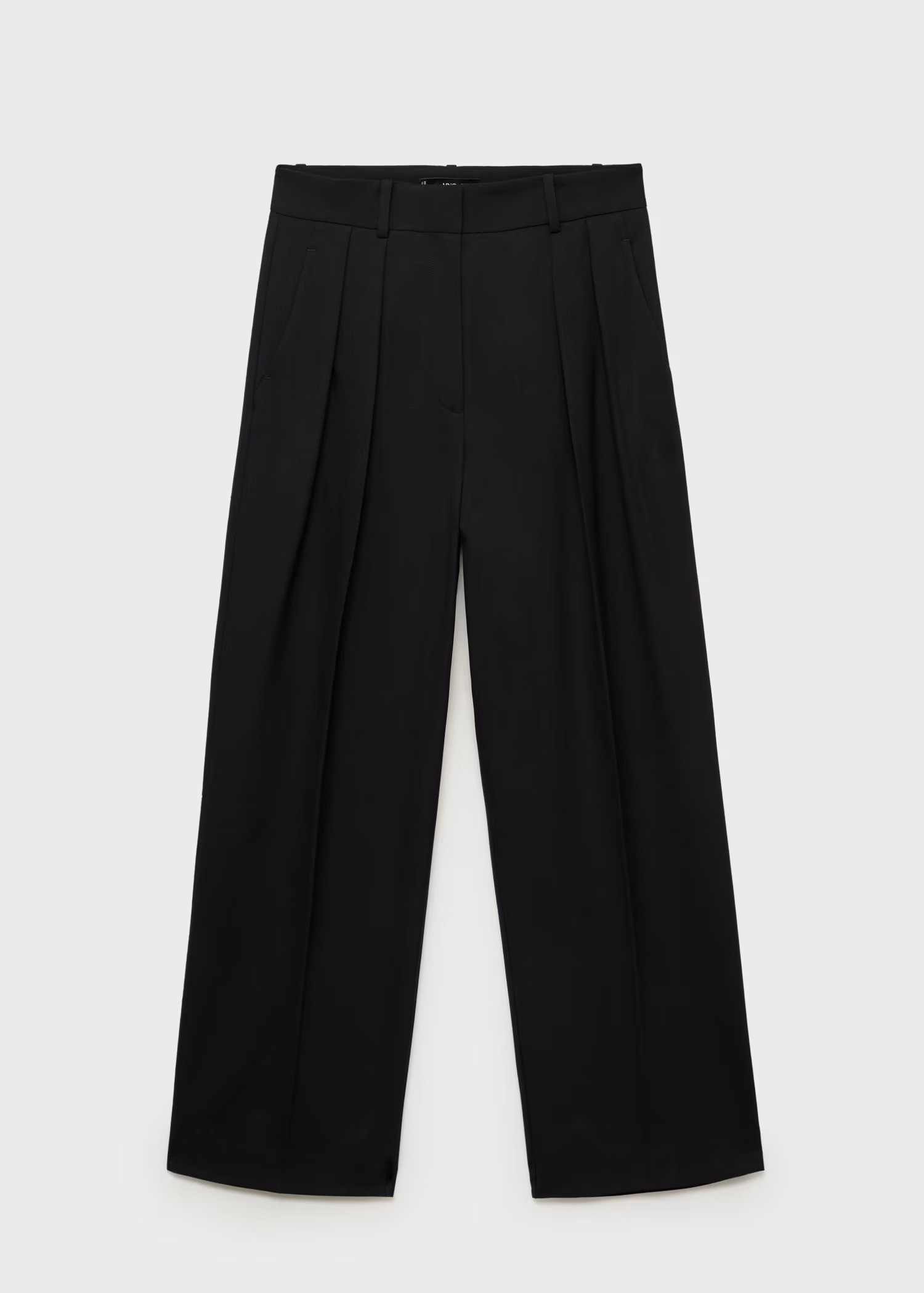 Wideleg pleated trousers - Women | MANGO USA | Mango (US/MX/AU)