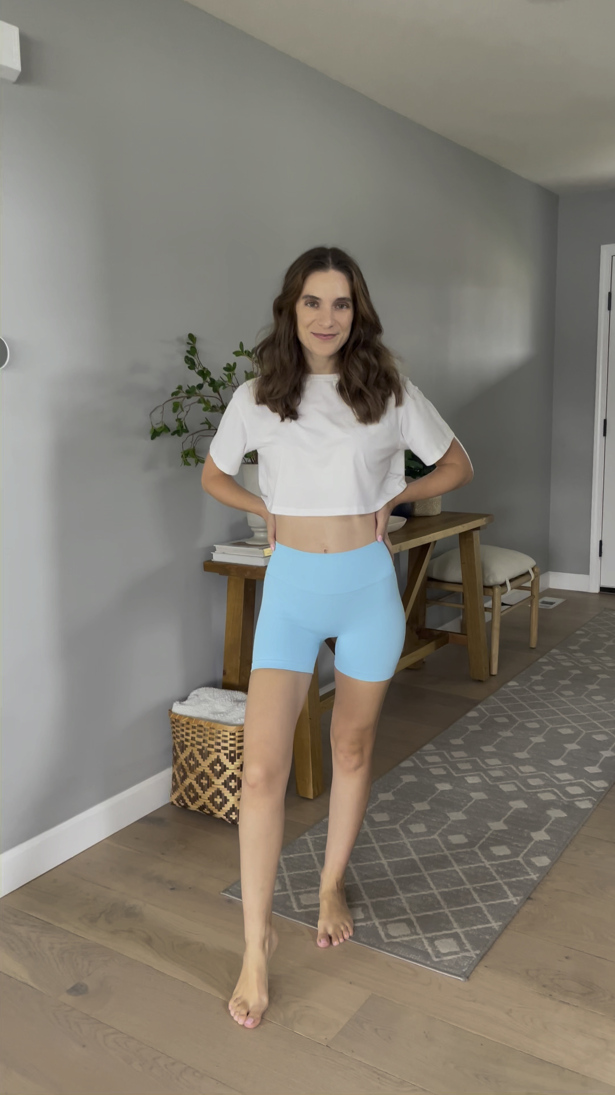 Scrunch butt lifting shorts. These Amazon shorts come in so many colors and they are so cute. Shorts fit tts. I’m wearing a size xs. Great for working out or lounging. 

#LTKActive #LTKFindsUnder50