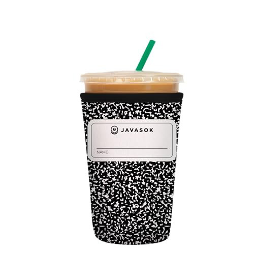 Sok It JavaSok Iced Coffee & Cold Soda Insulated Neoprene Cup Sleeve (Compose Yourself, Medium: 22-28oz) | Amazon (US)
