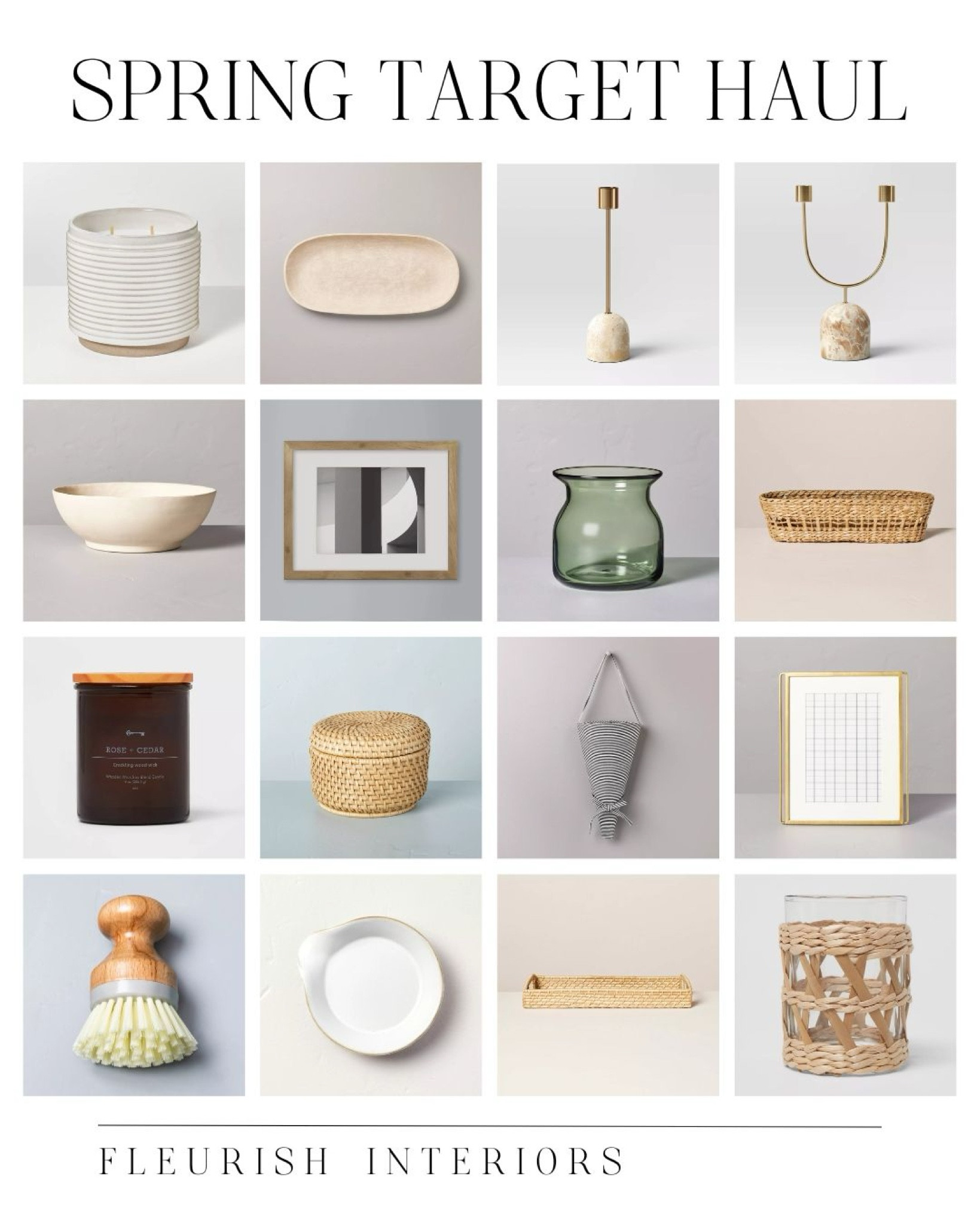 Our spring haul from Target with the prettiest spring decor to refresh your space. Pretty baskets and candles and my favorite, the flower tote!!