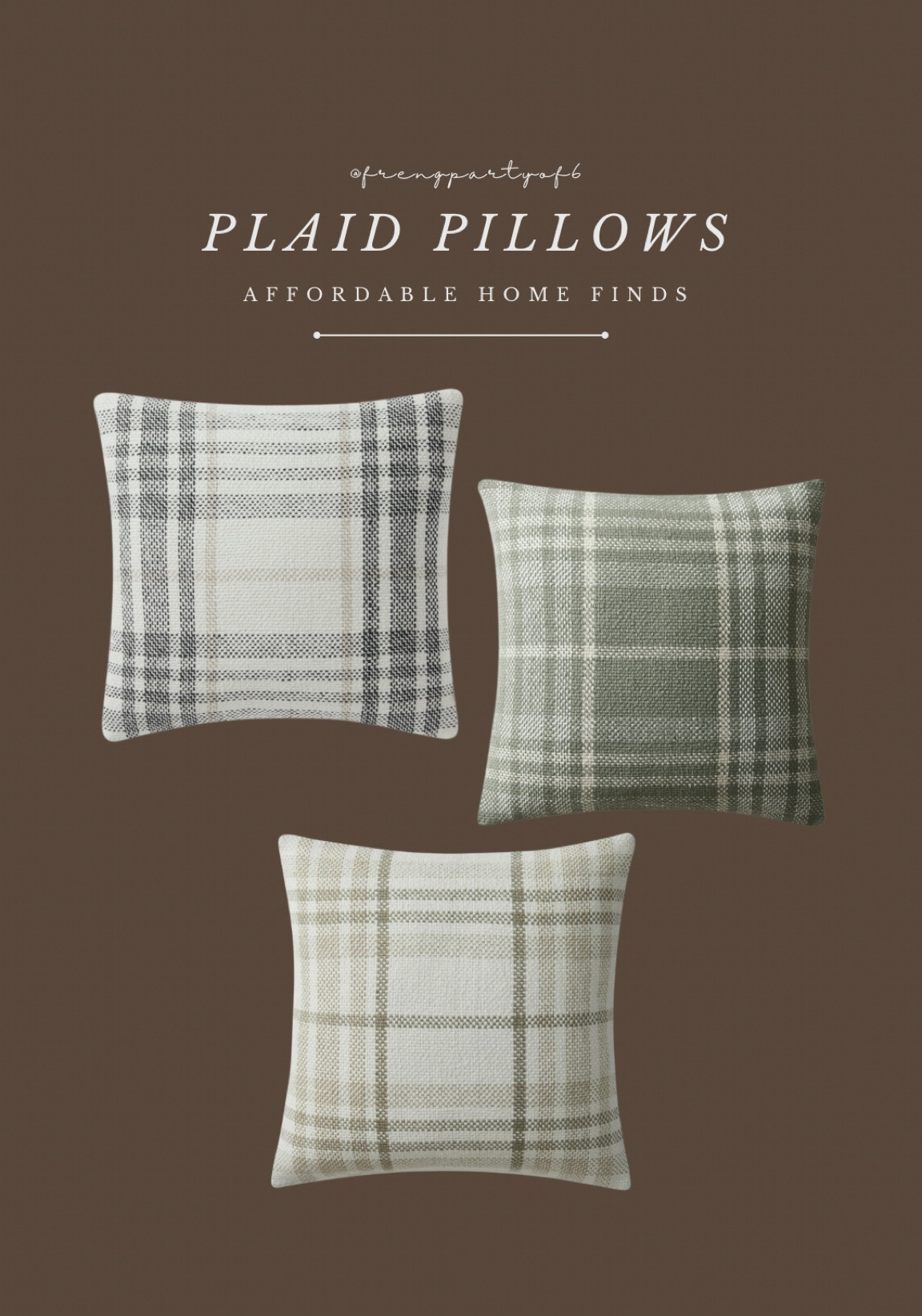 The cutest plaid pillow covers from Walmart! Only $14! Love these for fall/Christmas.

#LTKhome #LTKSeasonal #LTKfindsunder50