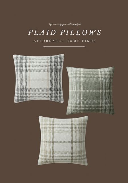 The cutest plaid pillow covers from Walmart! Only $14! Love these for fall/Christmas.

#LTKhome #LTKSeasonal #LTKfindsunder50