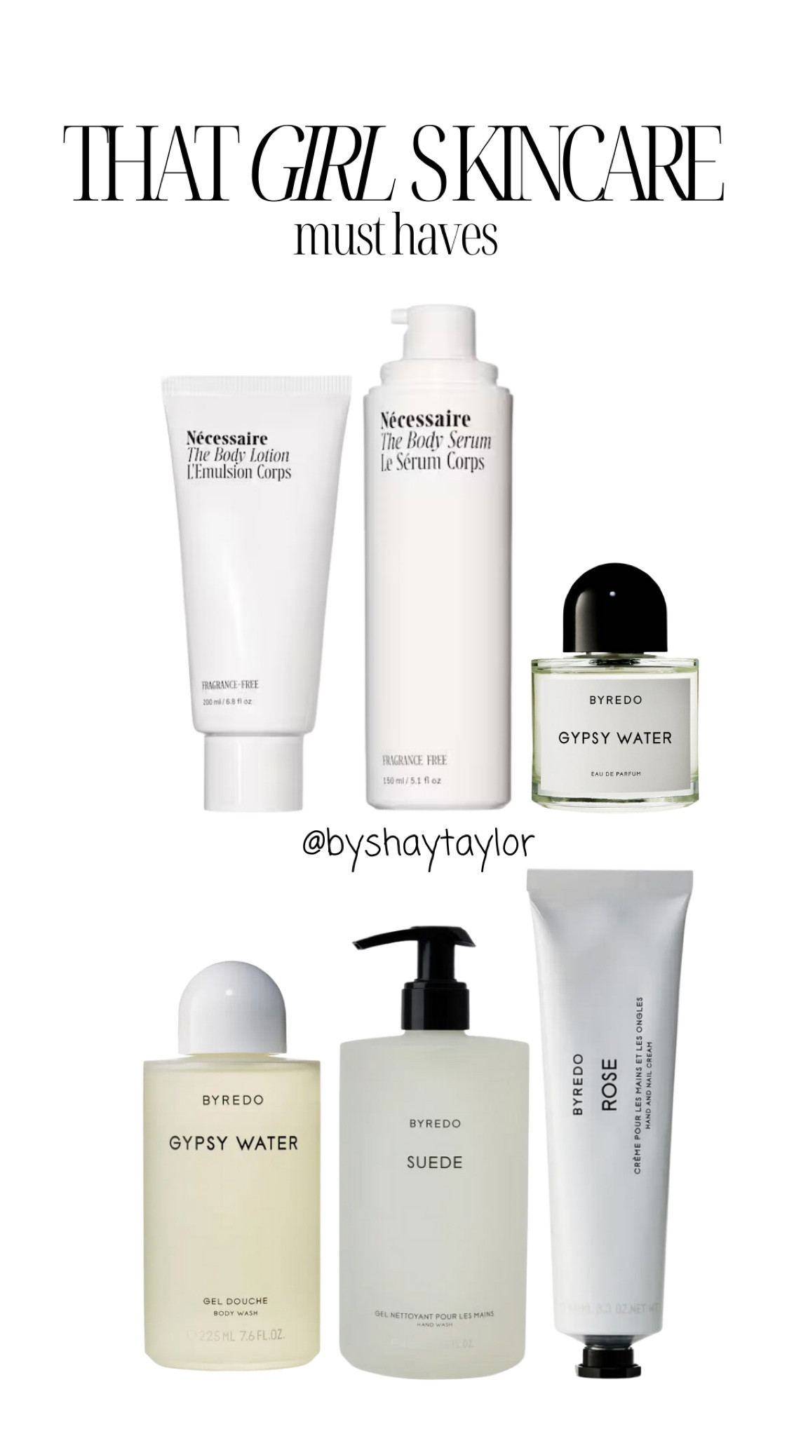 That girl skincare must haves 

#LTKbeauty