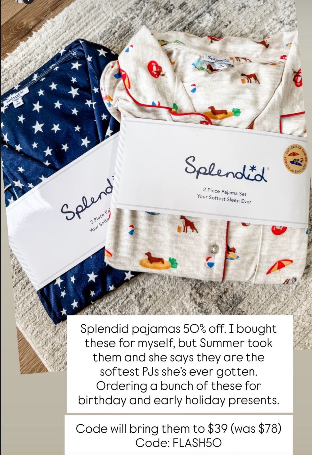 Code: FLASH50. PJs, pajamas.

#LTKSaleAlert