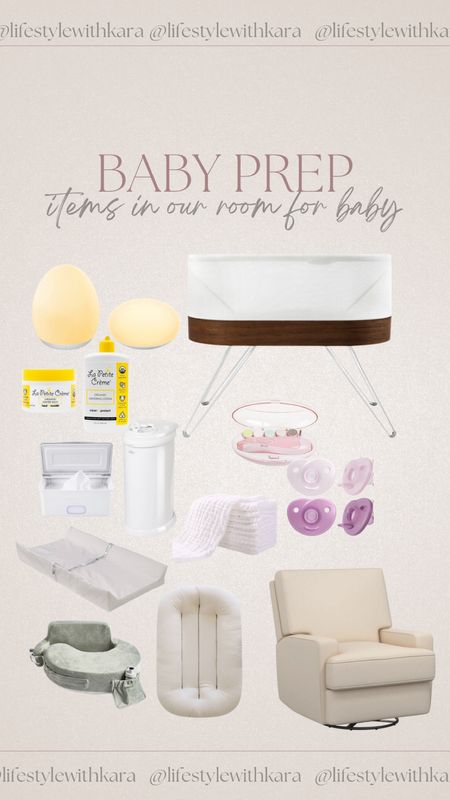 Things I have in our room for baby! I set up a changing station this time around along with a nightstand drawer full of my breasting items and other items for baby! 

#LTKbump #LTKbaby #LTKhome