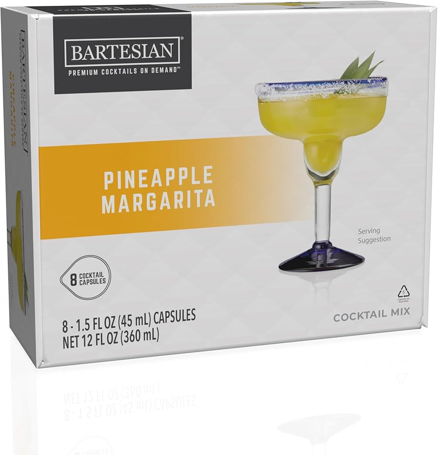 Bartesian Pineapple Margarita Cocktail Mix - Mixer Zutaten für Tequila Cocktail - Getränke Pods... | Amazon (DE)