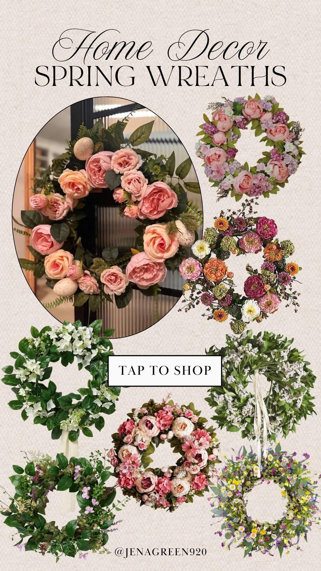 Spring Wreaths | Home Decor | Seasonal Home Decor | Peony Wreath

#LTKHome #LTKSeasonal