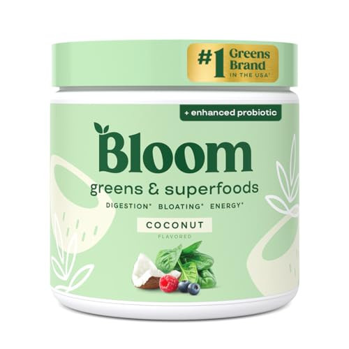 Bloom Nutrition Superfood Greens Powder, Digestive Enzymes with Probiotics and Prebiotics, Gut He... | Amazon (US)